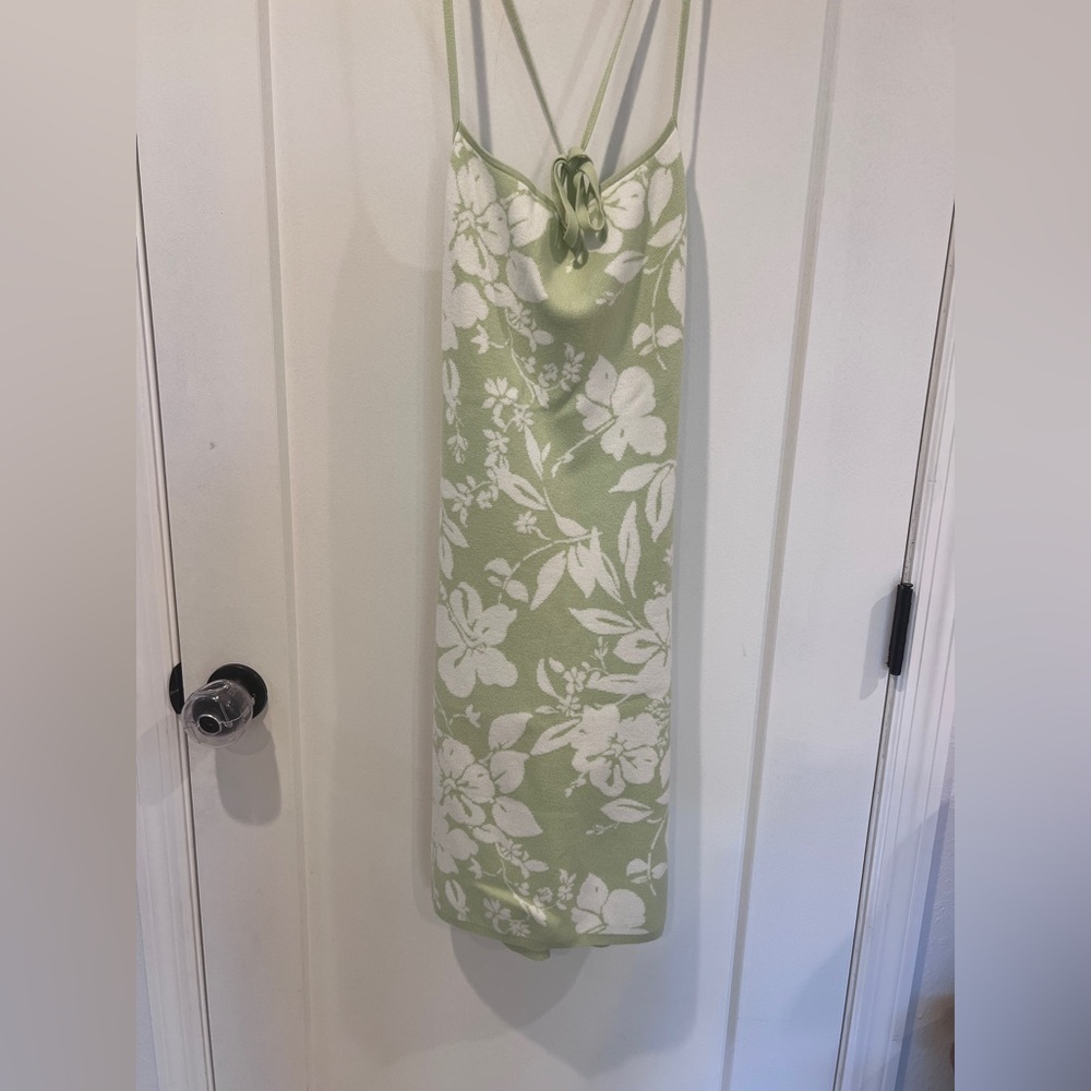 Abercrombie & Fitch Jacquard Open Back Mini Dress - Picture 7 of 7
